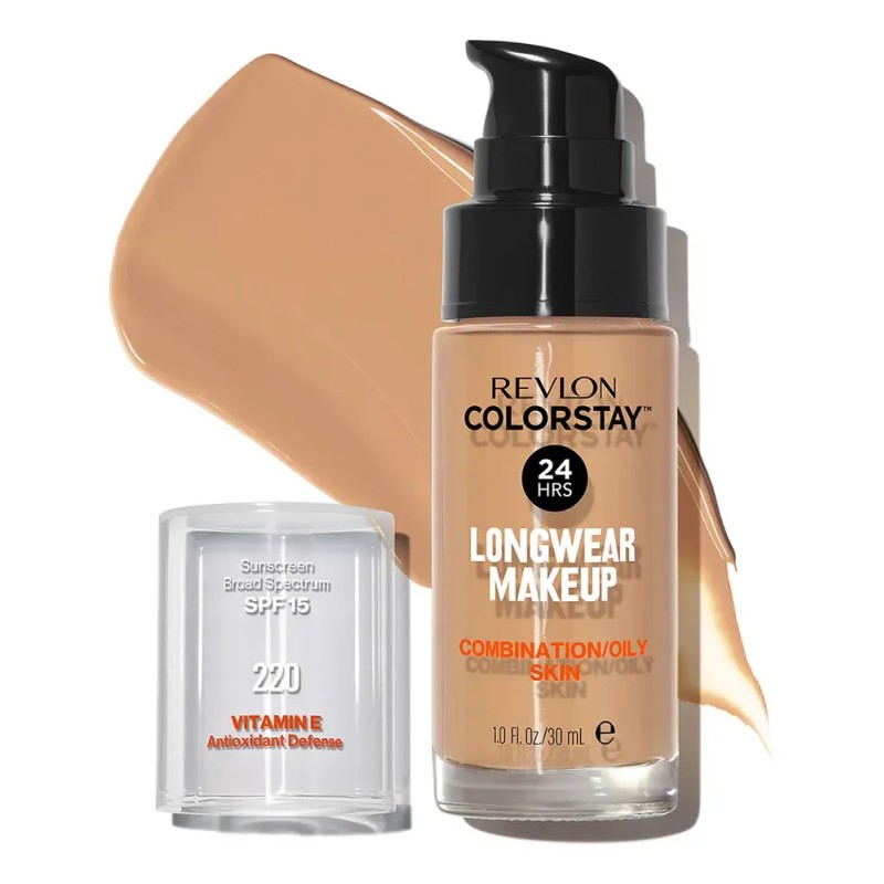 Base de Maquillaje Revlon Colorstay Makeup Combination/oily Tono Natural Beige