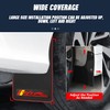 QUYDDC Universal Rubber Mud Flaps Mudguards, All Weather Anti Freezing,