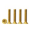 MACHSWON M3 Brass Phillips Countersunk Screws M3 x 10 mm