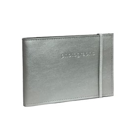 Profile Australia Citi Leather Silver Photo Album | Photo Wallet | 60 5x7in (13x18cm) Photos | Acid Free
