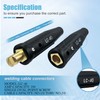 2 Pack LC-40 Welding Leads Quick Connector, Welding Cable Connectors,