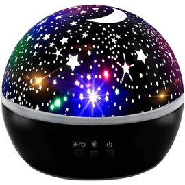 Retoo Starry Sky Projector Galaxy Star Projector LED Starry Projector Polar Light Lamp Night Light for Children Party Decoration Christmas Adults Bedroom 360° Rotate USB