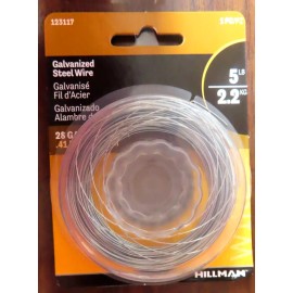 Hillman Steel Wire 28 Gauge 100 ft. spool. #123117-N  NEW