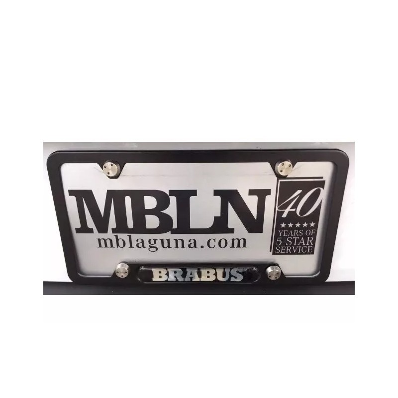 Brabus Logo License Plate Frame Made By Brabus In Germany