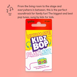 Yoto Ultimate Kidz Lista de reproducción BOP – Tarjeta de audio para niños para usar con reproductor y mini reproductor de audio todo en 1, visualización – Escucha gratis con música divertida