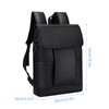 Amexo Backpack for Men Women PU Leather Daypack Black Extra