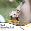 POPETPOP Metal Bird Training Whistle: Pigeon Whistle with Lanyard -