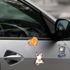 CYNOSURETECH 9 Pieces Funny Cat Car Stickers, Multicolor, Cartoon Style,