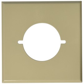 Morris 83488 Painted Steel Wall Plate, Range/Dryer, 2 Gang, Ivory