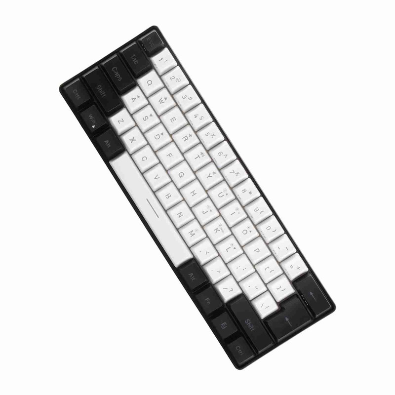 Gaming Keyboard USB 61 Keys RGB Backlit Ergonomic Contrast Color