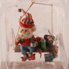 Enesco Wee Tree Trimmers Bunkie Ornament 1989 "Bunkie" 1st Pixie