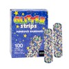 Glitter Strips Bandages for Kids - 100 Count Latex Free