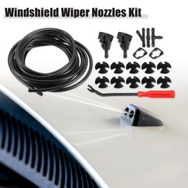 A ABSOPRO 1 Set Car Front Washer Nozzle Kit for Dodg with 5 m Hose
