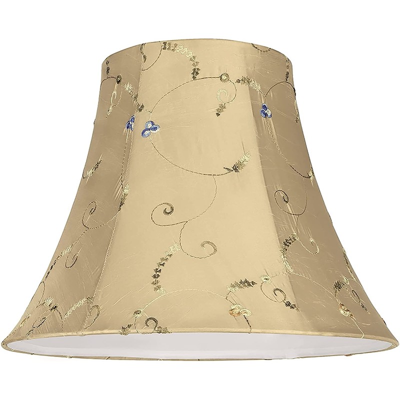Aspen Creative 58051A, Bell Uno Lamp Shade, Gold, 7" Top