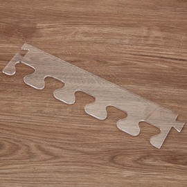 INFUNLY Dovetail Stitch Router Template 3.54"×15.75" Acrylic Router Template Pitch Dovetail Template Router Tray Template Clear Cutting Board Stencils for Woodworking Tools