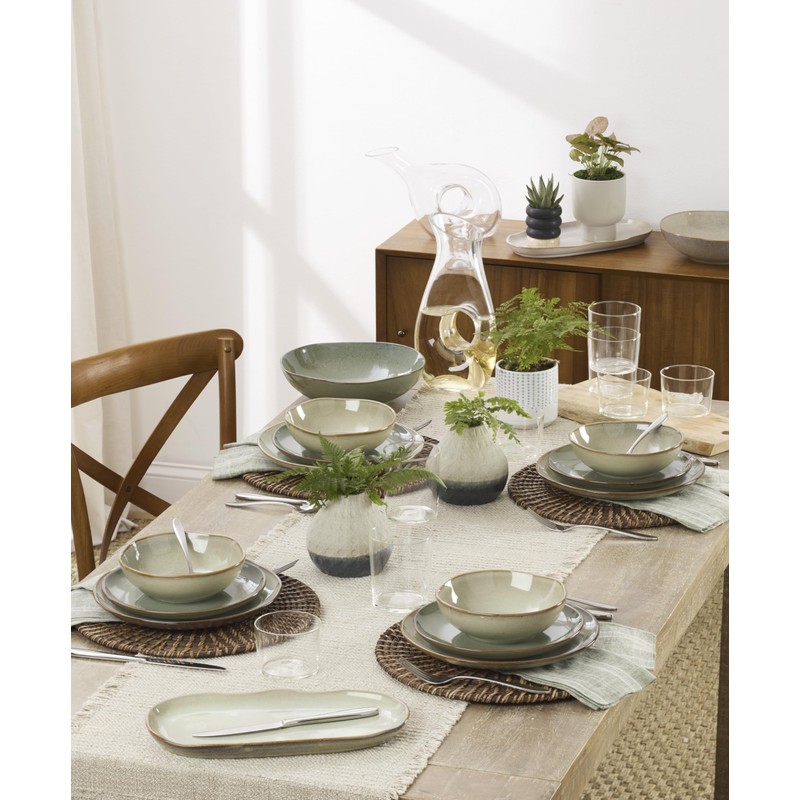 Oneida 897206 Organic Shades 2-Piece Serving Set, Green