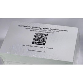 2025 Pediatric Cardiology Board Review Flashcards | Over 150 High Yield Cards for Providers at All Levels (Fellows, Nurses RN, APP, Attendings) in The CCU, CICU, CTICU, CVICU, PICU, ACU, ACCU |