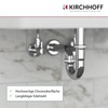 KIRCHHOFF 98848318 Immersion Pipe for Siphon 30 cm Chrome, Pipe