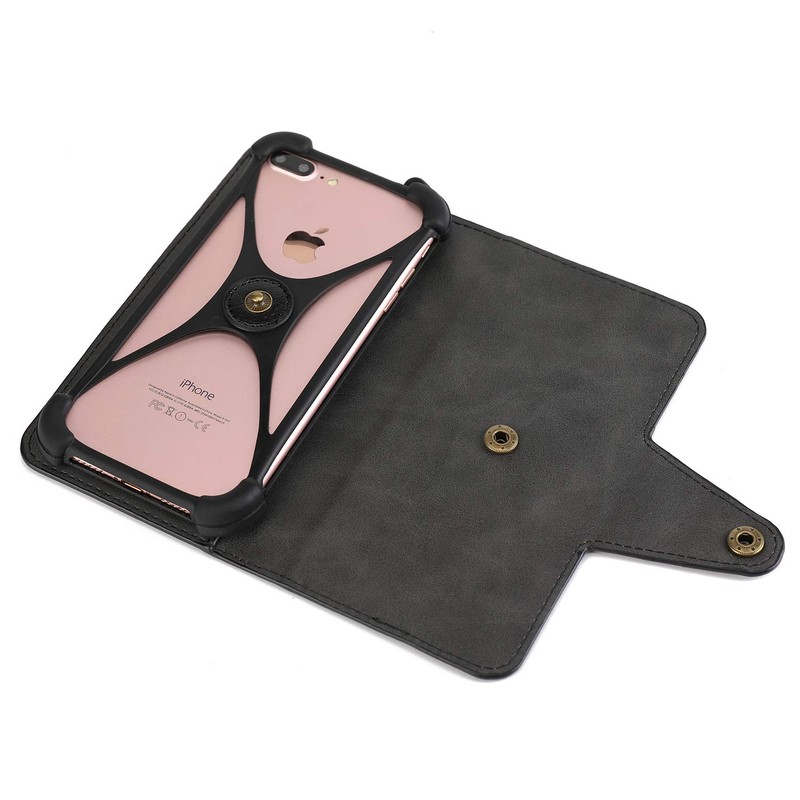 K-S-Trade Qualitativ & Innovativ Handyhülle Schutzhülle Hülle Bookstyle Wallet-Case Für