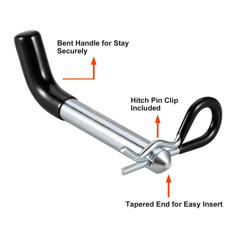 TOPSHINE Trailer Hitch Pin & Clip 4 Pack, 5/8 Inch