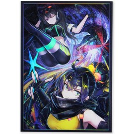 Volcanic Island 50ct 63x90mm Holographic Top Loading Trading Card Sleeves for YuGiOh/Japanese Art Anime Printing Card Sleeves Protectors (SP & IP)