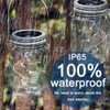 SunKite Solar Mason Jar Lights, 12 Pack 30 LED Waterproof