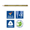 STAEDTLER Noris 183-HBKP72ST Pencil (High Break Resistance, Ergonomic Triangular Shape,