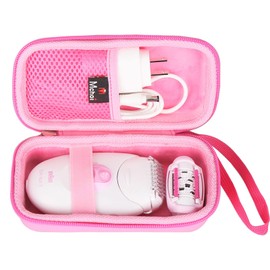 Mchoi Hard Carrying Case Fits for Braun Hair Removal for Women Epilator Silk-epil 3 3-270, EVA Portable Storage Case Shockproof, CASE ONLY