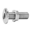 Aramox 3/8inch Universal Thru Hull Fitting Connector Stainless Steel Water