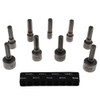 SING F LTD 9Pcs 1/4" Nut Driver Set Socket Adapter