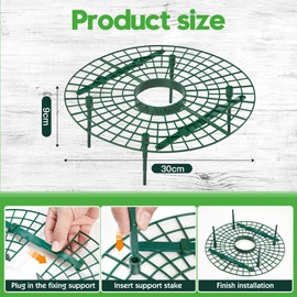 arbxvnr 10 sets of 30 cm wide strawberry planting stand set, size retractable sturdy strawberry planting stand, garden strawberry stand, strawberry support stand Strawberry holder (10pack)