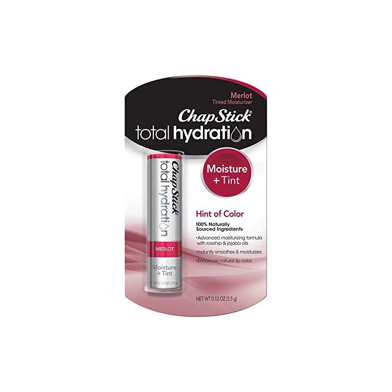 ChapStick Total Hydration Merlot 0.12 oz (Pack of 3)