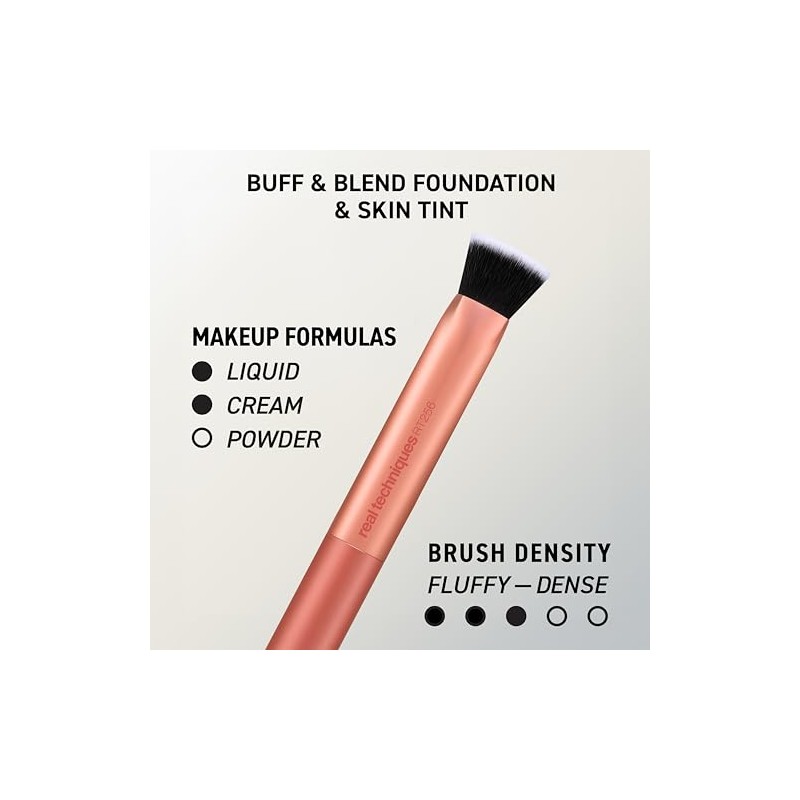 REAL TECHNIQUES, Face Base Set, Kit de Brochas de Maquillaje