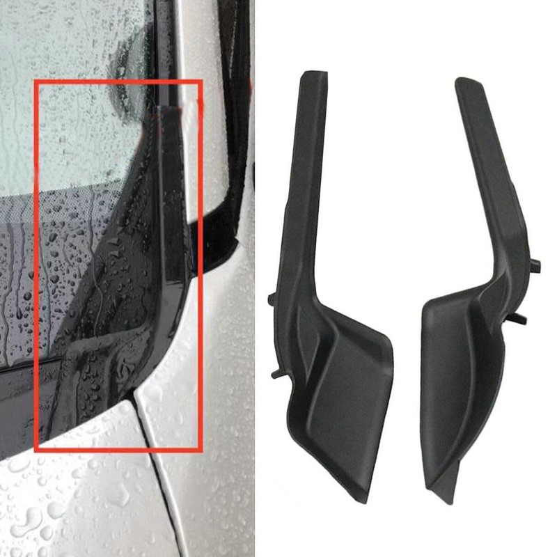 2Pcs Front Windshield Wiper Side Cowl Extension Cover Trim For