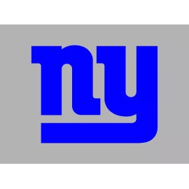 Unbranded New York Giants Vinyl Decal - White, 4"