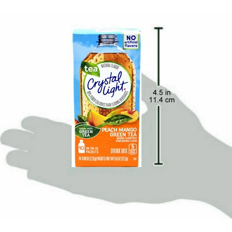 Crystal Light Peach Mango Green Tea On The Go Drink
