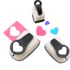 Tuperoymse Heart Hole Punch,Heart Paper Punch,Heart Punches for Paper Crafts,