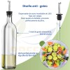 Breezee Market Set 2 Botella Dispensador Aceite Oliva Vinagre Cocina