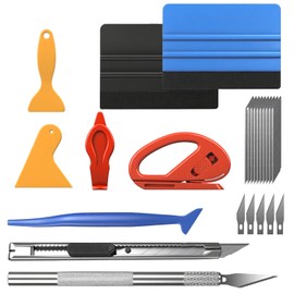 Car Window Tint Kit,11Pcs Vinyl Wrap Tools with Squeegee for Window Tinting Application,Professional Car Window Tinting Tools