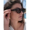 Purelei® Coastal Core Sunglasses, Fashionable Sunglasses in Black/Gold, UV400 Protection,