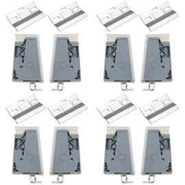 The Lord of the Tools 8PCS Hanging Bracket & Wall Hanger Plate Set Kitchen Cabinet Cupboard Wall Mounting & Overhead Wall Hanging 150KG Load Capacity