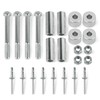 For Peterbilt 379 Lower Roller Bracket Kit Bundle with Rollers
