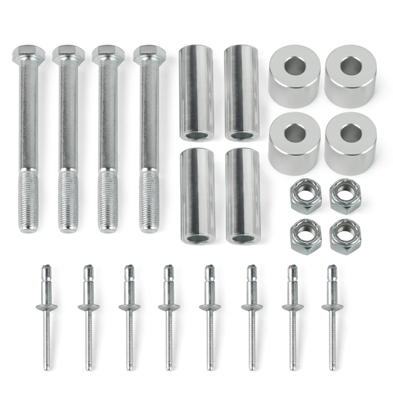 For Peterbilt 379 Lower Roller Bracket Kit Bundle with Rollers