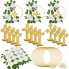 Wesiti 48 Pcs Baptism Centerpiece Decoration for Table 12 Wood