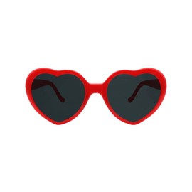 GULINAZA Heart Sunglasses for Women Girls, Cute Heart Glasses for Party Shopping, Retro Heart Shaped Sunglasses Trendy UV400