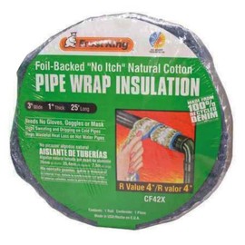 Lawnmowers Parts / Genuine Cf42x 3" X 25 Ft. Cotton & Foil Pipe Insulation Wrap