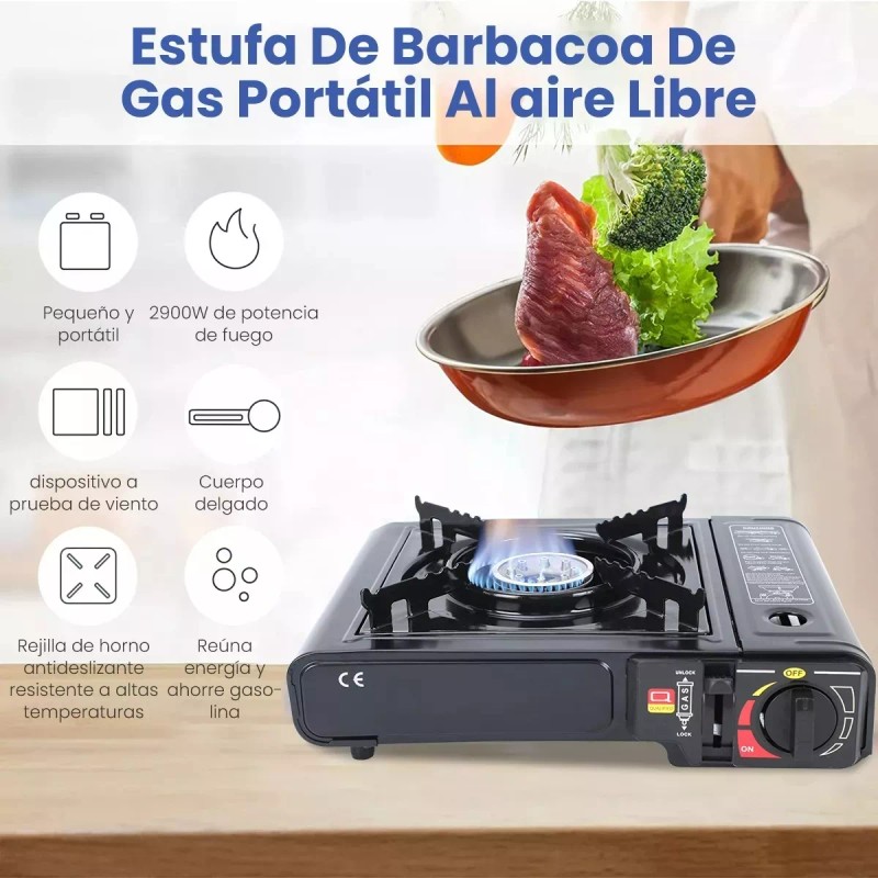 Estufilla Portátil Encendido Electrónico Para Camping