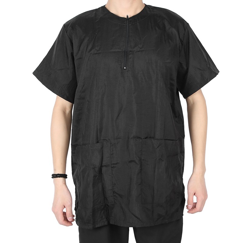 Hair Stylist Grooming Smocks Haircut Cape Barber Apron with Pockets