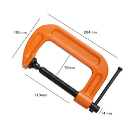 Shako Vise Super Shako Vise Maximum Opening 4.3 inches (110 mm), Jaw Depth 2.8 inches (70 mm) (Barko Type) 8.0 x 4.1 x 1.1 inches (204 x 106 x 28 mm)