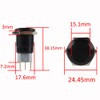 ESUPPORT 19mm 12V 3A Car Purple LED Light Angel Eye